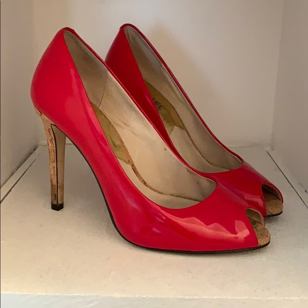 Michael Kors red pumps